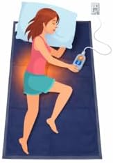 Single Bed - 10 Years Warranty - Zed Certified Heating Bed Warmer with Four Heat Settings - Pain Relief with Low Power Consumption- Single Bed Size (150cms x 80cms)