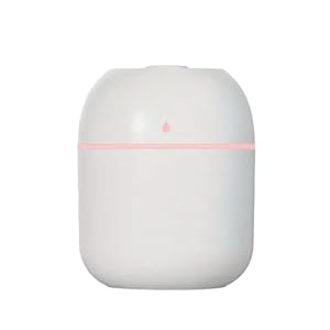 Generic Mini Essential Oil Diffuser – Aromatherapy Diffuser for Home, Bedroom – Portable, USB Powered, White, Plastic