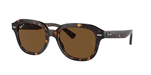 Ray-Ban Women's RB4398F Erik Low Bridge Fit Square Sunglasses
