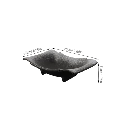 Bandeja de cerámica japonesa rectangular de alta resistencia para horno 3