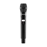 Shure QLXD2/KSM9 Handheld Transmitter with KSM9 Black Vocal Mic Capsule - for use with QLX-D Digital Wireless Microphone Systems, Receiver Sold Separately | V50 Band (QLXD2/KSM9=-V50)