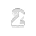 R&M Number 2 Cookie Cutter in Durable, Economical, Tinplated Steel
