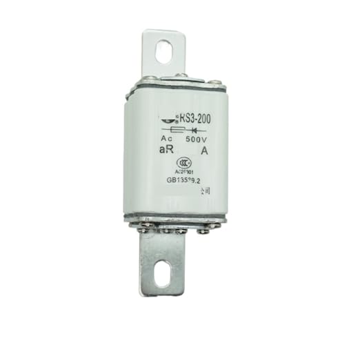 Fusible rapide boulonné à tube carré RS3-200 500 V pour réseau électrique stable