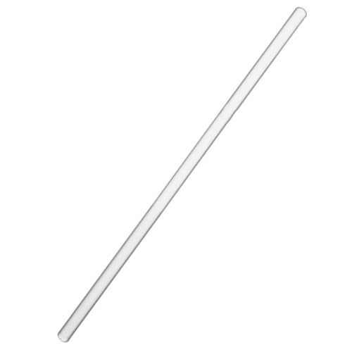 BJWFL 10pcs Clear Rods Borosilicate Glass, Straight Agitator Stirrer Solid Circular Bars for Industrial(7x200mm)