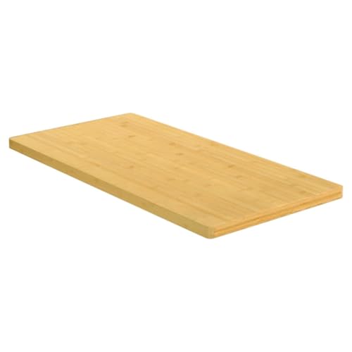 Image of Bamboo Desk Table Top, Universal Solid One-Piece Table Top Suitable for Coffee Tables, Side Tables, Bar Tables, Telephone Tables, Console Tables, 15.7 inchx31.5 inchx1 inch,-370