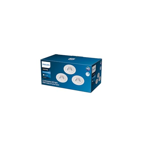 Philips Pack 3 led Downlight 'Sparkle' Rond 350Lm Blanc2700K [PH 929002374222] - vue 3