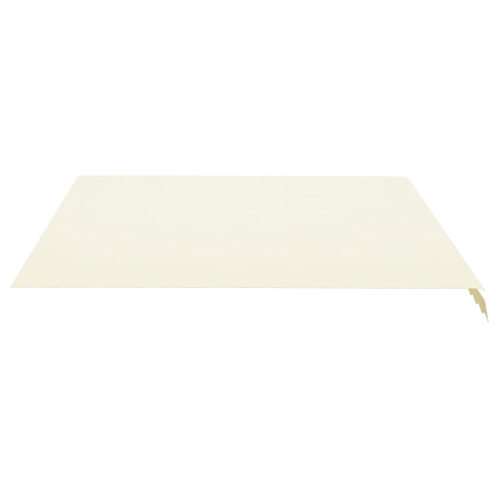 Leasha Toile de Rechange Store Banne avec Lambrequin, Toile Tissu de Remplacement pour Auvent 380x345 cm Crème