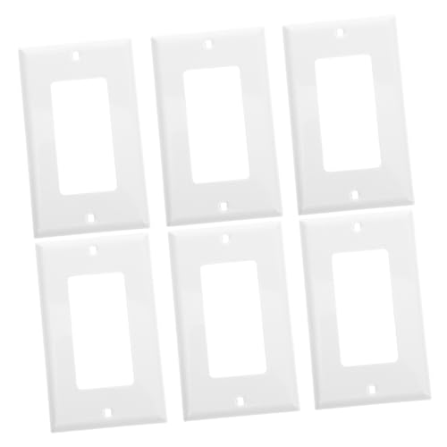 Tofficu 6pezzi Piastre Decorative Da Parete Per Prese Elettriche Coperture Per Prese Muro Inserti Per Piastre Protezione Per Pannelli Decorativi Per Interni