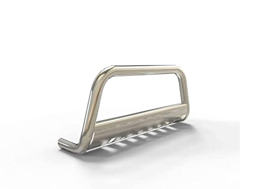 Vanguard Stainless Steel Wide Bull Bar | Compatible With 14-21 Acura Mdx / 19-22 Honda Passport / 16-22 Honda Pilot / 17-22 Honda Ridgeline #TOP8