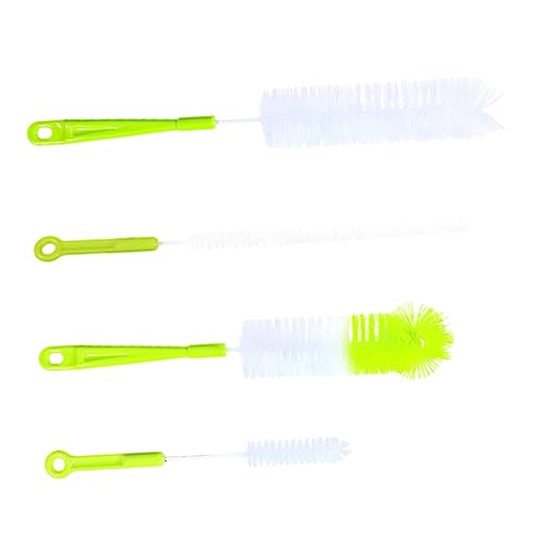 HOMOCONO 1 Set 4pcs Cleaning Brush Cup Cleaner Brush Water Cup Brush Practical Cup Brush Bottle Brush Cleaner Bottle Cleaner Long-Handled Cup Brush Pp Environmental Protection Plastic Green