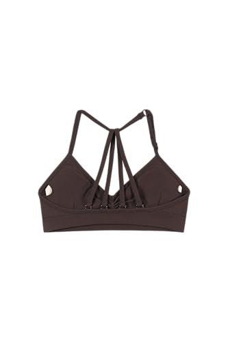 Image of AUROLA Mercury Workout Sports Bras Women Athletic Removable Padded Backless Strapy Minimal Crop Top