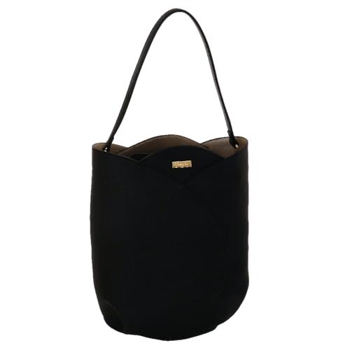 Camomilla Milano Borsa a Spalla Donna, Similpelle, Collezione Tulip, Misura L, Colore Nero