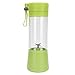 380ml Spremiagrumi elettrico portatile Frullatore automatico per succhi di frutta Frullatore USB Ricarica portatile Frullatore da viaggio Frullatore per frutta per casa Green office gym