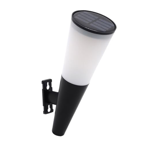 PartyKindom Luz Solar para Exterior Lámpara de Pared LED para Jardín Patio Recargable Energía Solar Ahorro Energía Resistente Lluvia