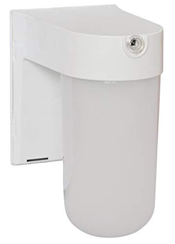 12 Watt - LED Security Light with Sensor - 4000K Cool White - 120 Volt - White Finish - PLT LED-SLC12WH