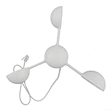 Durashmall WH-SP-WS01 Windfahnensensor für Wetterstation genaue Windrichtungsmessung Kunststoff Ersatzteil für WH-SP-WS01 Anemometer weiß