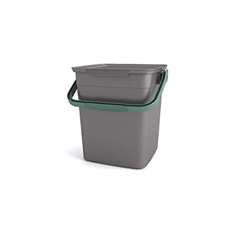 Kis Smart Container Bio Compost, 25.5 x 23 x 25 cm, Grey Cover