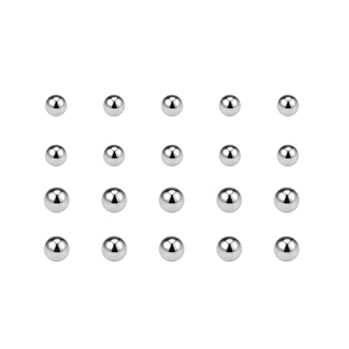 uxcell 2mm, 1.8mm Bearing Balls 304 Stainless Steel Precision Balls 200pcs