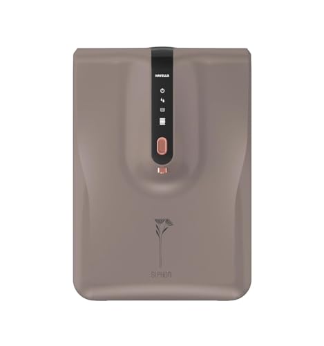 Image of Havells Siphon Water Purifier 6.5L| RO+UF| Copper+Zinc+Minerals| 7 Stage Purification| For Borewell, Tanker,Municipal Water Upto 2000 TDS| Free Unlimited Service Visits for 5 Yr (Warm Grey & Copper)