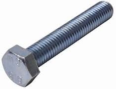 M16-2.00x120 MM Hex Cap Screws, Grade 8.8, Coarse, Zinc, Hex Head Bolt, Fully Threaded, DIN933 (2 Pack)