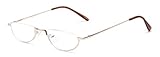 Readers The Lynwood Unisex Half Moon Half Frame 2.00 Gold