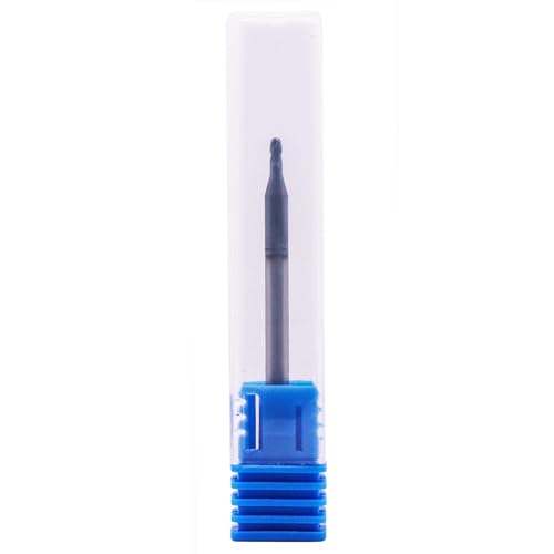 Image of BestParts 5Pcs 1 /16 inch Solid Carbide Ball Nose End Mills - Double End - AlTiN Coated, 4 Flute, 30 Degree Helix, 1 /16 inch Cutting Diameter, 1 /8 inch Shank Diameter, 1 /8 inch Length of Cut, 2 inch Overall Length