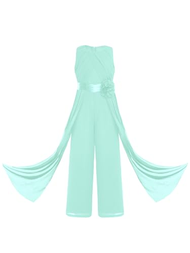 Combinaison pour filles en mousseline fleurie fluide et légère