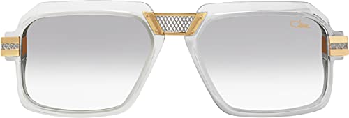 Cazal Men's 8039 Crystal and Gold Grey Lens Luxury Sunglasses2