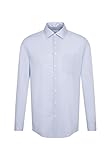 Seidensticker Herren Regular Kent Business Shirt, Blau (Hellblau), 40