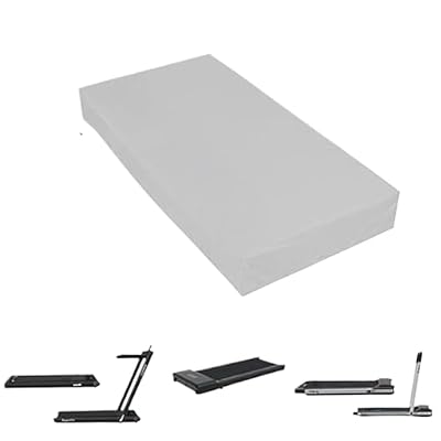 Undercounter Treadmill Cover, 2-in-1 Home Walking Mat Dust Fits Most Folding Treadmills(Silver)