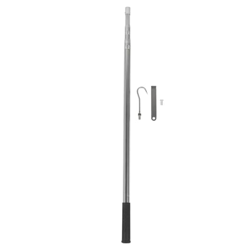 Telescoping Pull Pole Retriever Tool Heavy Duty Telescoping Pole with Stainless Steel Hooks for Trucks SUVs Trailers RVs Boats Garages and Homes