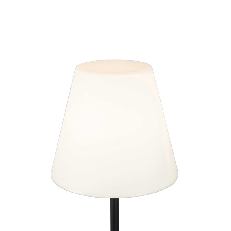 Lampadaire étanche design noir Virginia QAZQA éclairage extérieur