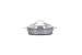 Bon Chef 60001STARLIGHT 4 qt Hotstone Starlight Cucina Saut Use with Lid - Induction Bottom
