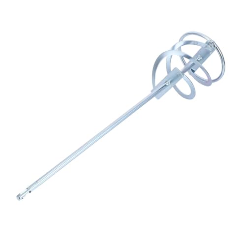 FUTUREORYY Pala Mezcladora para Taladro Eléctrico Accesorio Reutilizable para Pintura Cemento y Mortero Barra Agitadora Resistente y Fácil de Limpiar para Construcción y Bricolaje