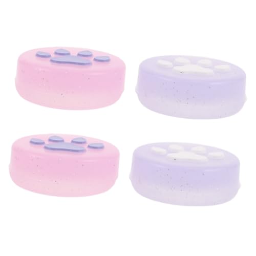 Hemobllo 4 Piezas De Agarres De Silicona para Pulgar con Forma De Garra De Gato, Brillantes Y con Temática De Animales, Compatibles con Switch