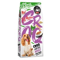 Fit Active CROQ Lamb & Reis – 15kg + 2kg - Hundefutter für ausgewachsene Hunde – Geeignet für alle mittleren bis großen Rassen - Lamm & Reis Geschmack