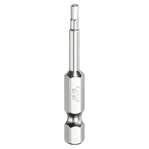 QUARKZMAN H2.5 Embout de Tournevis à Tête Hexagonale 2.5mm Métrique Pointe Plate 1/4