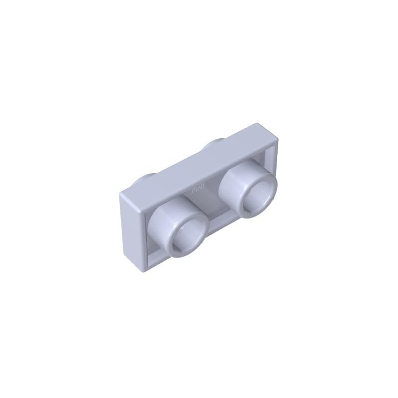 GDS-1581 1x2 Double Sided Board 50PCS Compatible with Lego Toy DIY Parts and MOC Components for Major Brick Brands Color:light blue gray โ image 1