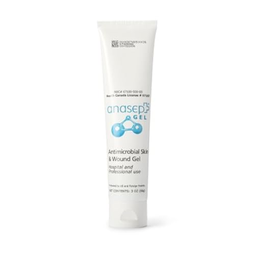 Anacapa Technologies Inc QD5003G - Anasept Antimicrobial Skin Wound Gel 3 oz. Tube (3 Pack)