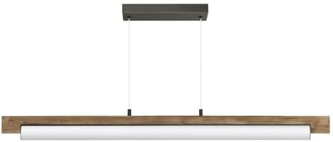 ET2 Lighting E24932-DWCHL Joist - 28W 1 LED Linear Pendant-4 Inches Tall and 2 Inches Wide, Finish Color: Driftwood/Charcoal