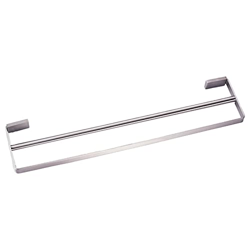 Porte-serviette en acier inoxydable SUS 304 double barre argent 60 cm - 2