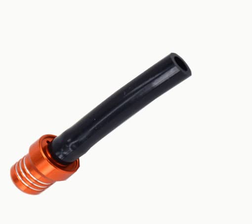Image of Dirt Bike Gas Cap Vent Hose 3 Pcs Fuel Tank Valve Tube Breather CNC Universal for 50-450cc SX SXF XC XCF EXC EXCF XCW XCFW EC ATV Dirt Pit Bike Orange