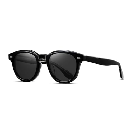 Lunettes de soleil rondes acétate verres UV400 pour éviter la fatigue oculaire