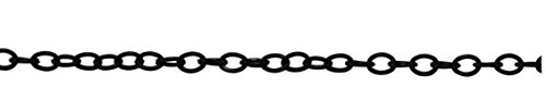 Corderie Italiane 006007074 Gliederkette, Schwarz, 1.1 x 5 x 3 mm, 3 m Cover