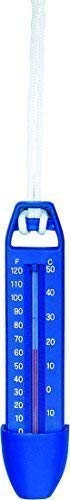 Preisvergleich Produktbild well2wellness® Poolthermometer Schwimmbad Thermometer Blau - 17 cm