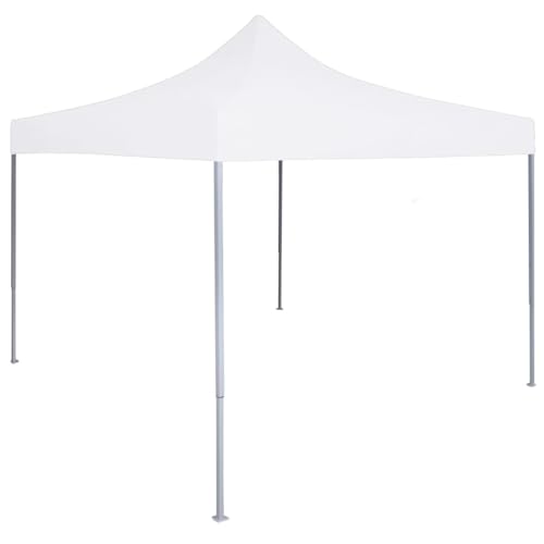 Tente de fête pliante 3x3 m en acier blanc pour festival et plage