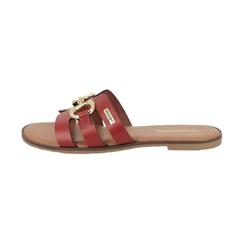 LOS TROPEZIANOS por Sr. Belarbi Mujer Hamia Zapatos Ciudad Mule y Zueco, Rojo, 36 EU