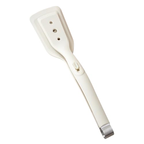MUCKLILY Pinzas de Espátula de Silicona Multiusos para Cocinar y Barbacoa Mango Antideslizante para Voltear Alimentos y Asar Carnes