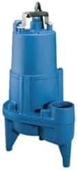 Barnes Cast Iron Sewage Pump, 1/2 hp, 4,260 GPH, 20-Foot Cord, Wide Angle, For Sewage Use