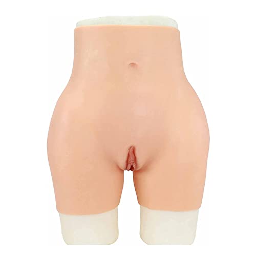 Crossdresser Realistic Silicone Panty Fake Vaginal Hiding Gaff Panty Hip Enhancer for Cosplay Transgender